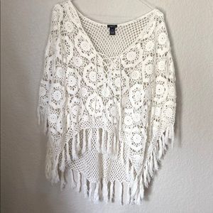 Crochet poncho